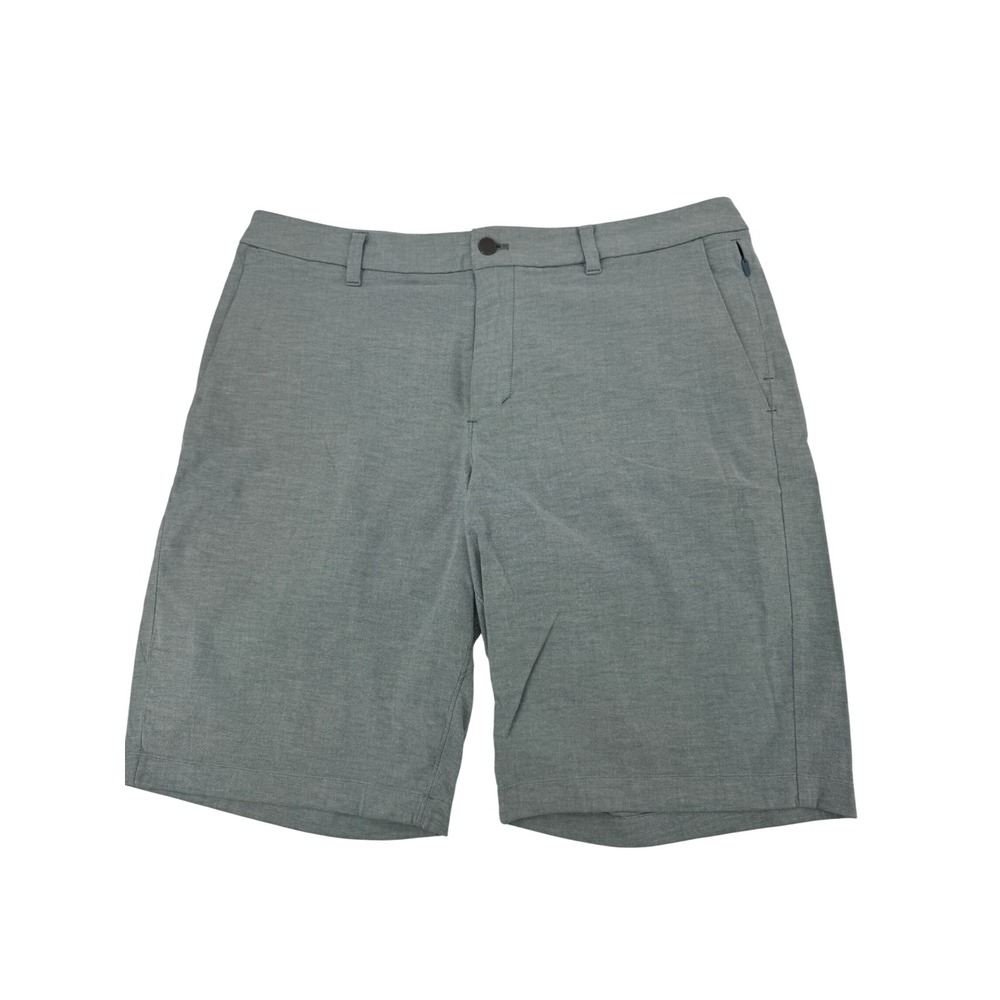 Lululemon Commission Shorts Men 36 Sage Green Stretch Casual Golf Performance